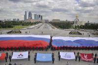 Новый национальный рекорд Самого большого Флага России установлен!